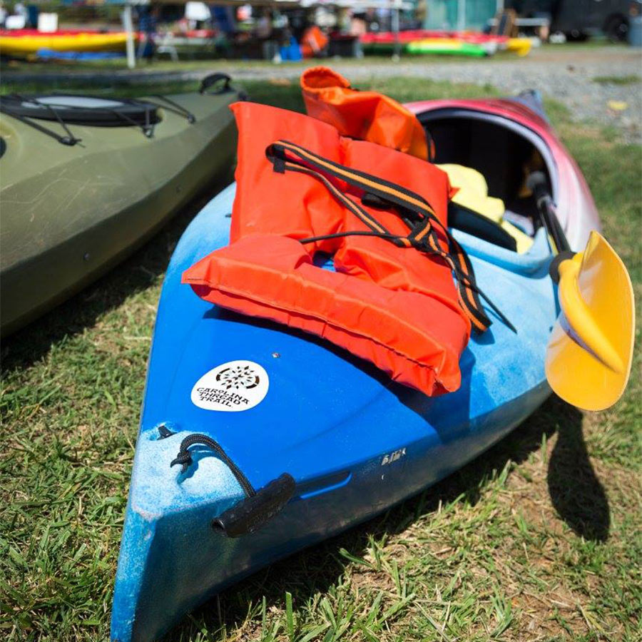 Kayak Carolina thread trail National Trails Day